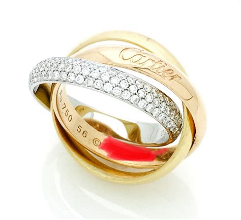 dior trinity ring|cartier trinity gold rings.